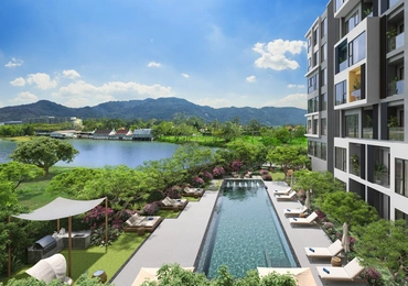 None Laguna Lakeside premium Phuket condo - pool with lake views