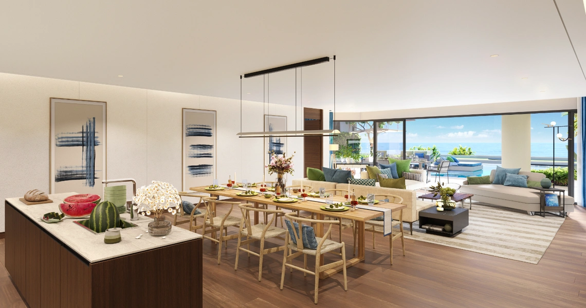 Seaview - Residences - Livingroom TypeA