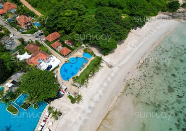 None Tongson Beachfront Villa – bird eye view