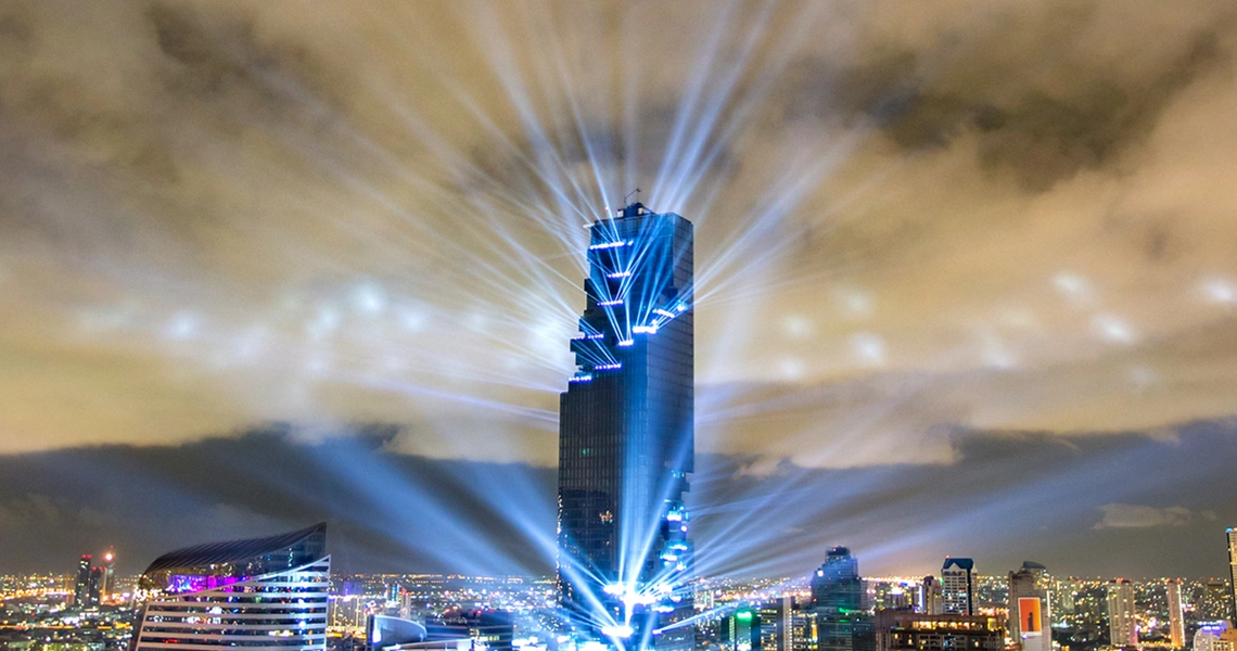 The Ritz-Carlton Residences Bangkok - light show