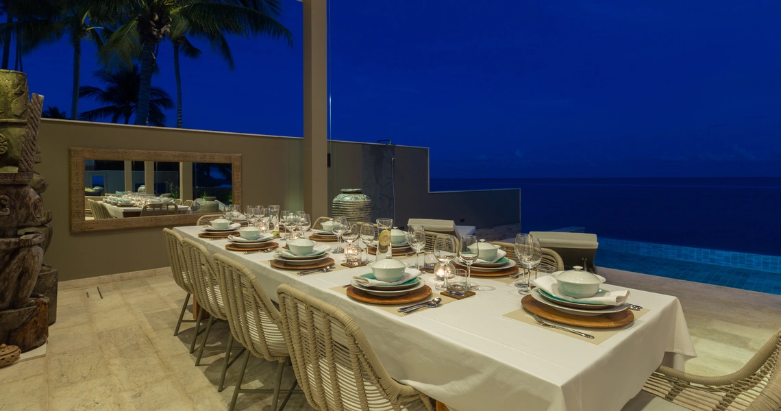 None Villa Kirana by Pavana - Outdoor Table night time