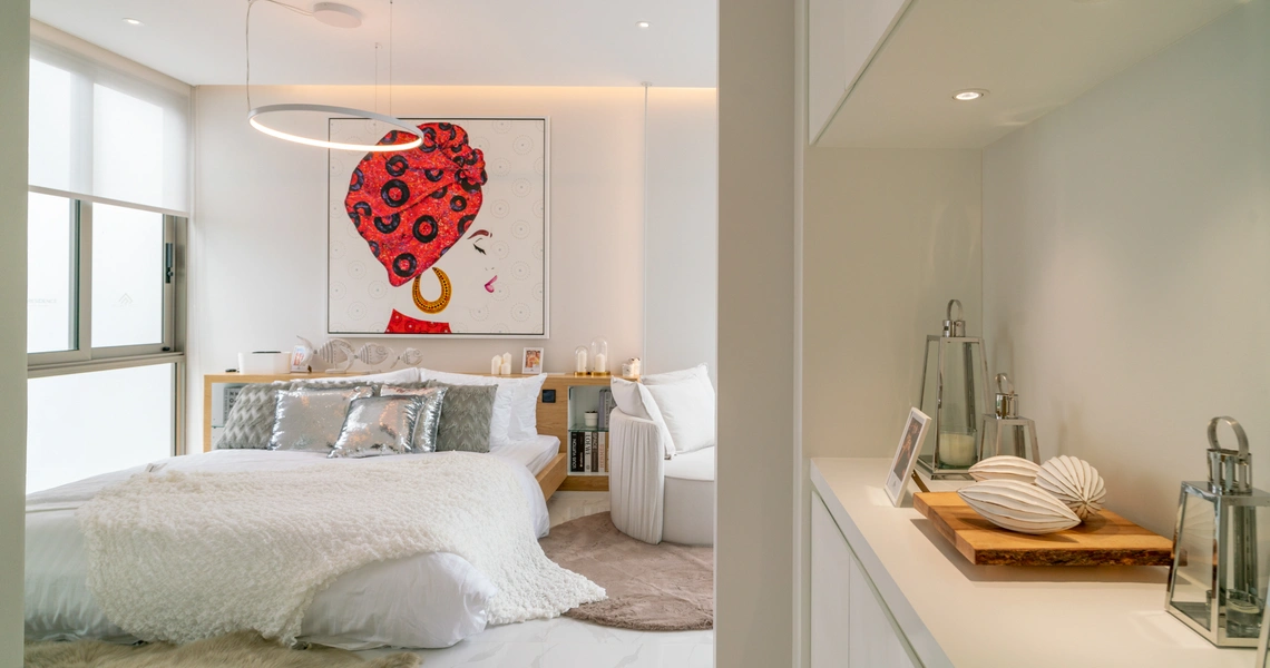 Luxury villas on Phuket The Residence Master bedroom