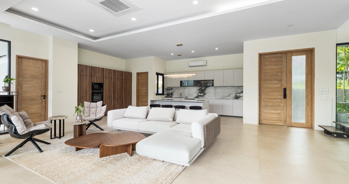 Manick Hillside villa 7-Livingroom