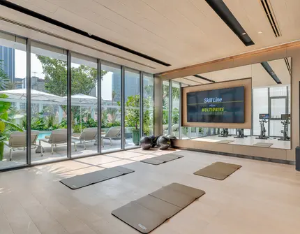 Scope Langsuan ultraluxury Bangkok condo - yoga
