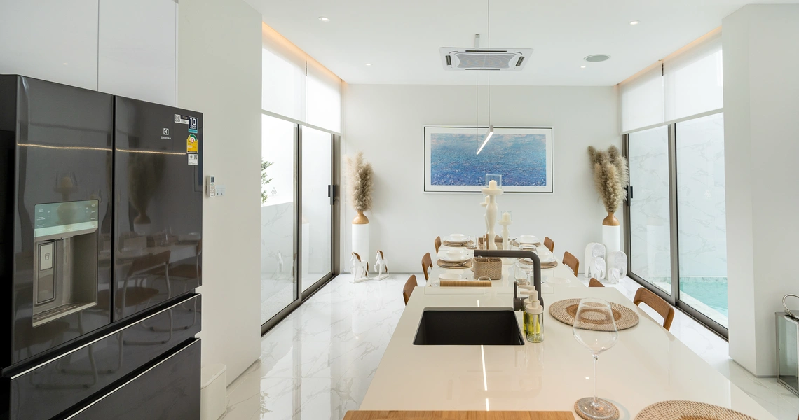 Luxury villas on Phuket The Residence Kitchen area
