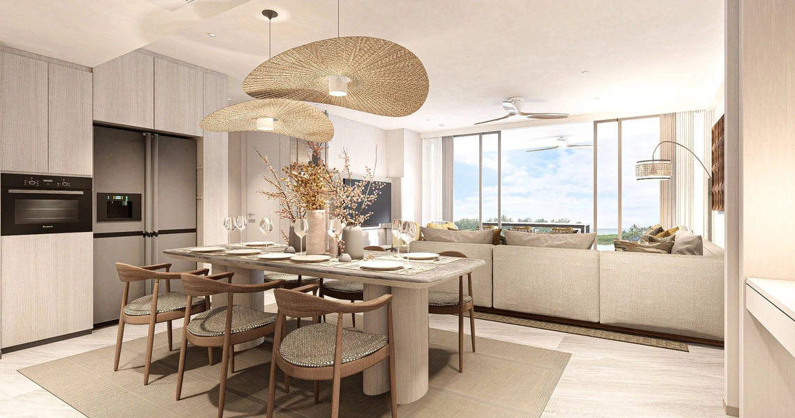 Bellaguna Lake Residences Lotus-Dining area