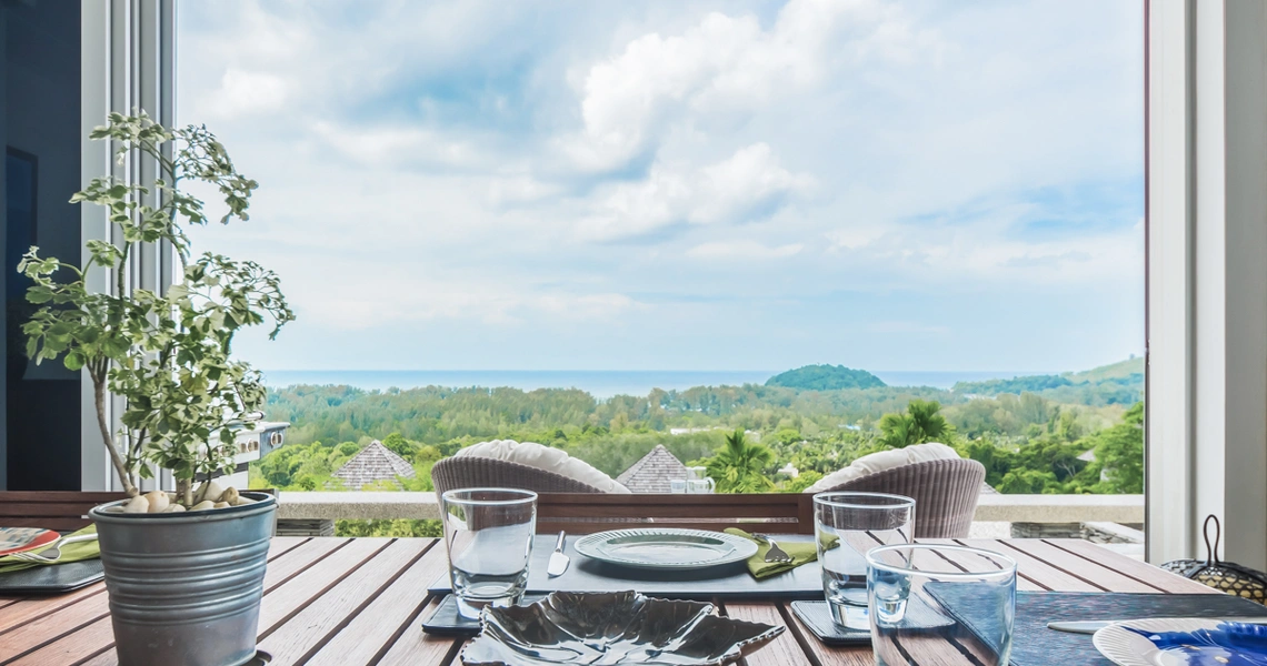 Villa Bauhinia -  View from dining table