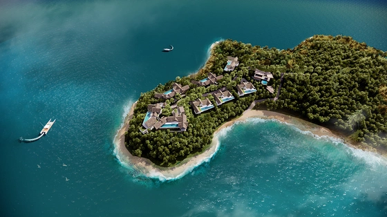 Luxury villas on cape Panwa