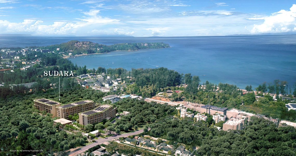 Sudara Phuket luxury condo - Aerial