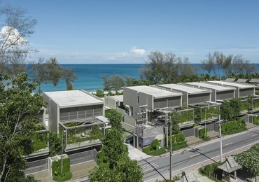None Veyla Natai beachfront villas view from the back