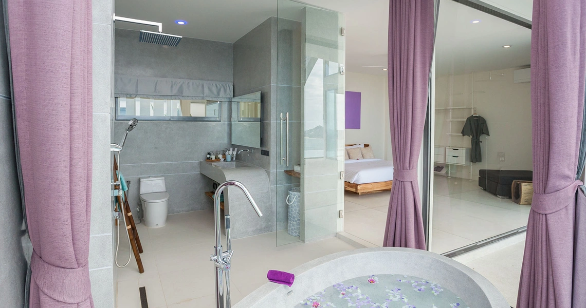 None Luxury villas on Samui Sky Dream Villa bath