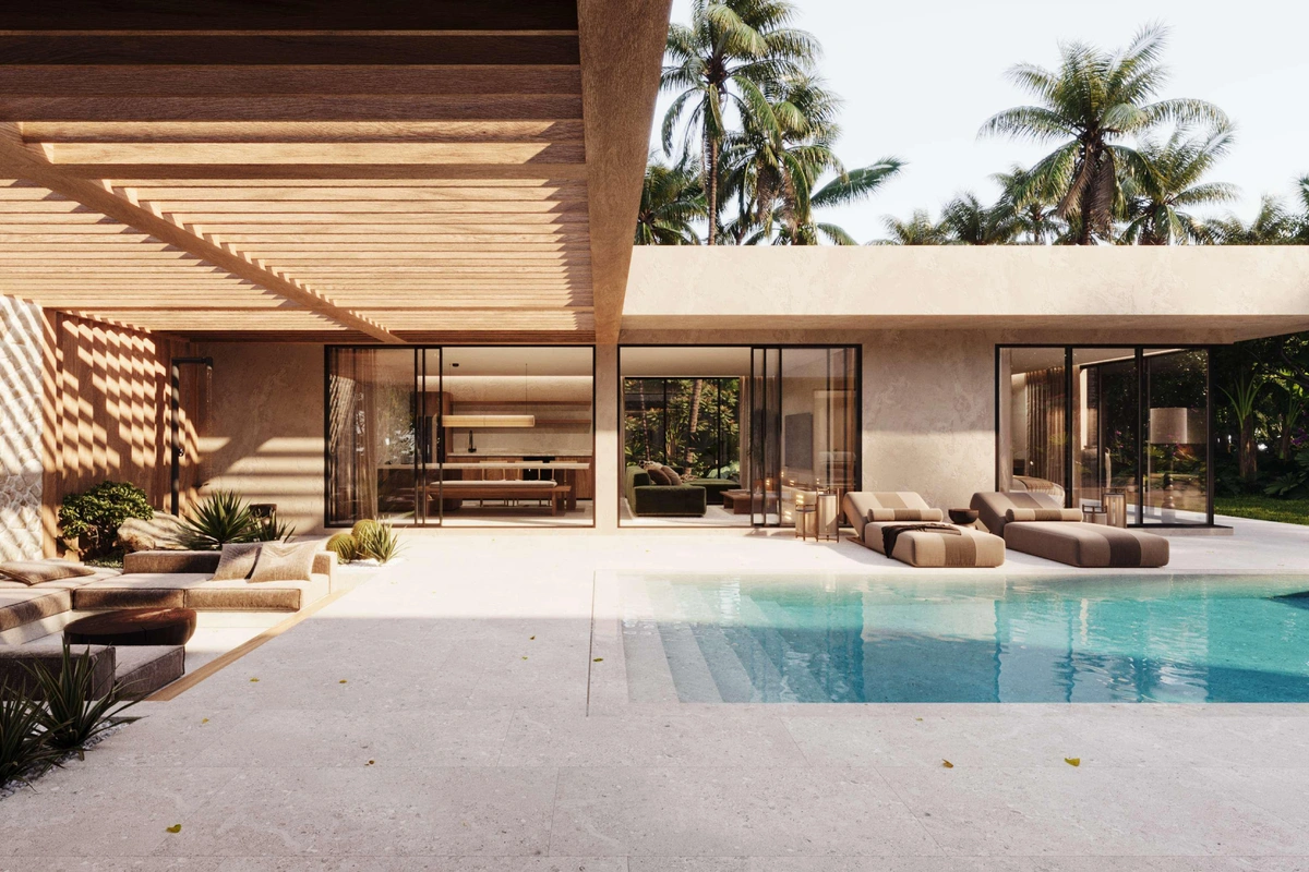 Nadi Villa outdoor with pool
