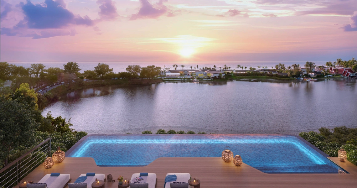 Bellaguna Lake Residences Lotus-Sunset time