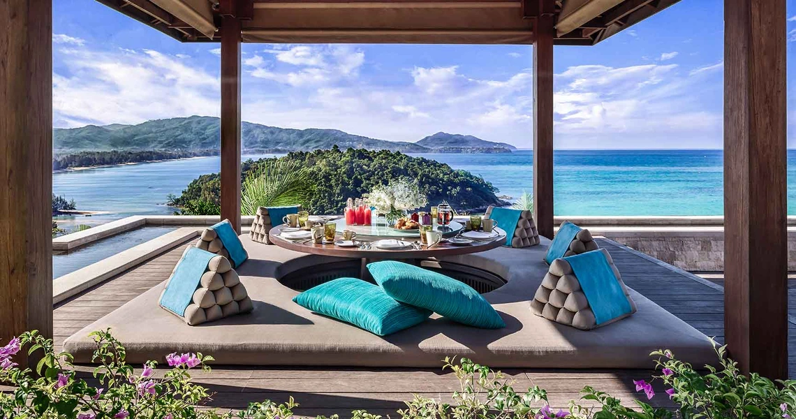 Layan Residences by Anantara luxury villa sala and sea views