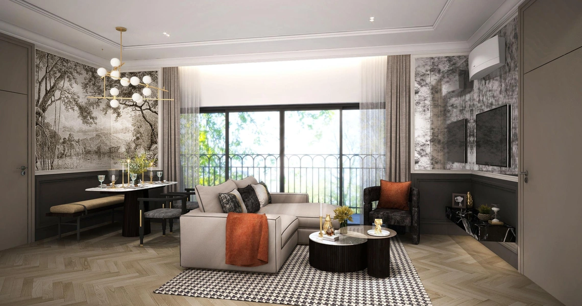 The Title Legendary Bang Tao - Living area