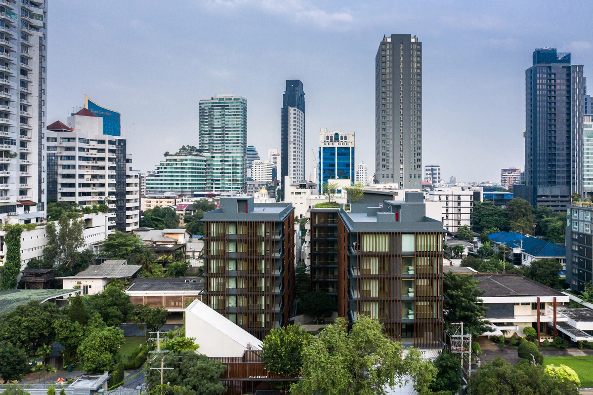 Chalermnit Art De Maison Condo in Bangkok aerial