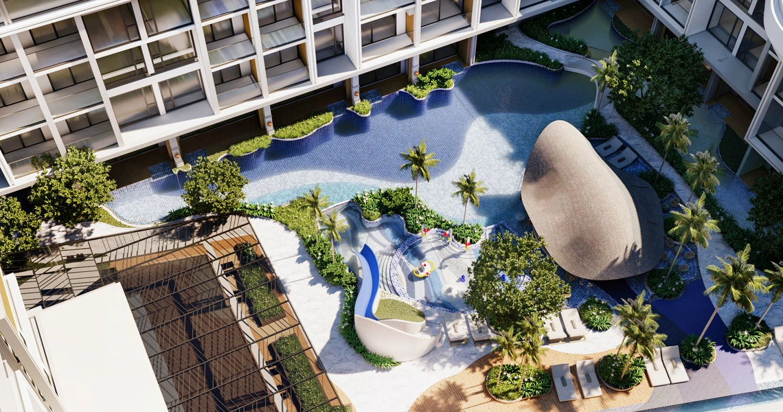 Sea Heaven - Exterior from above view