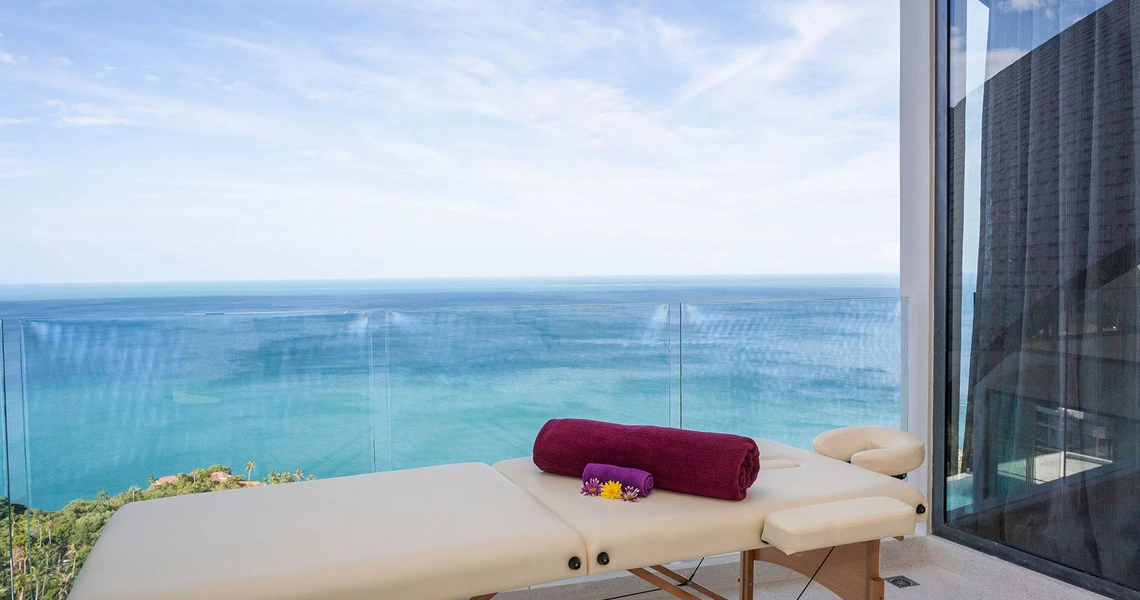 None Luxury villas on Samui Sky Dream Villa massage table