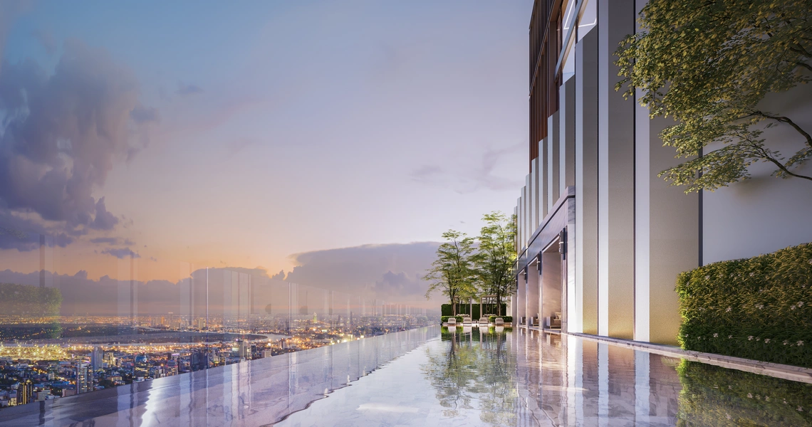 None Mulberry Grove Sukhumvit Luxury Condo Infinity Sky Pool
