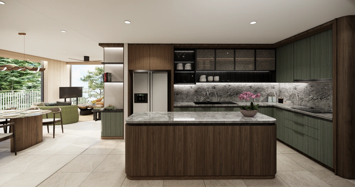 Laguna Golf Residences Hibiscus - Kitchen area