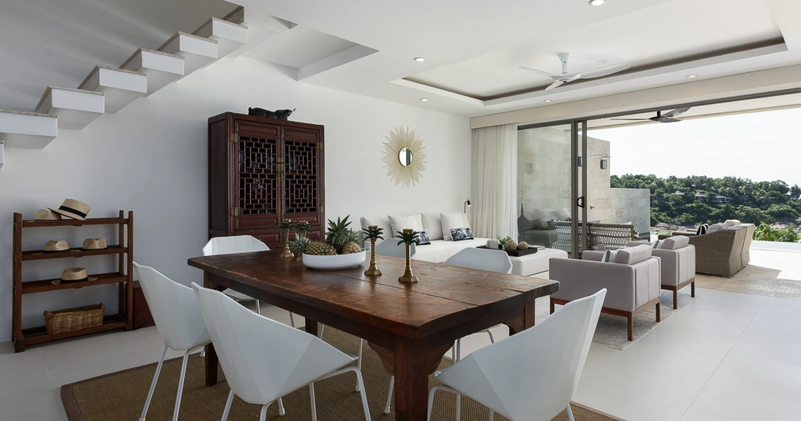 Samui Bayside - Luxury Villas in an Idyllic Beachside Setting  Living Area