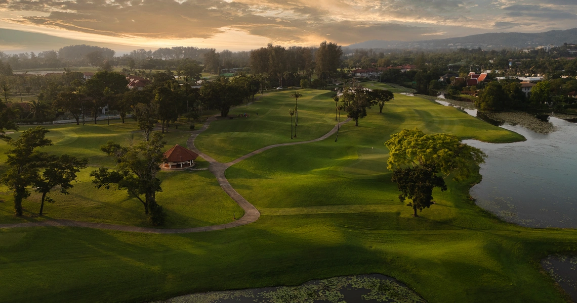 Laguna Homes - golf course sunset