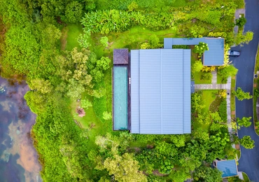 None Tri Vananda  luxury villas aerial view of a villa