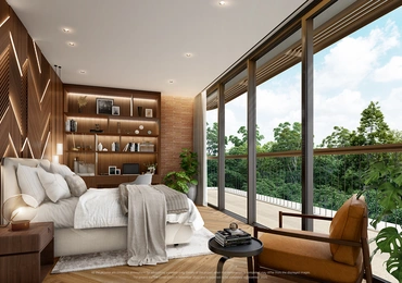 None The Forestia Signature Series - 3 Bedroom master bed