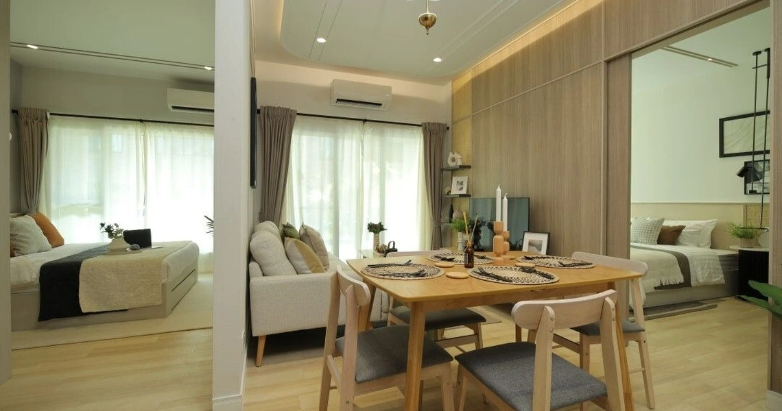 The Title Serenity Naiyang - Two Bedroom Living Area