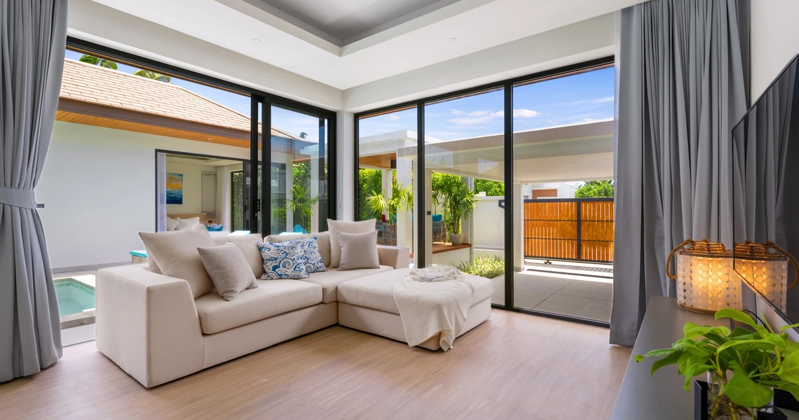 Villa Blue Horizon on koh Samui - Livingroom