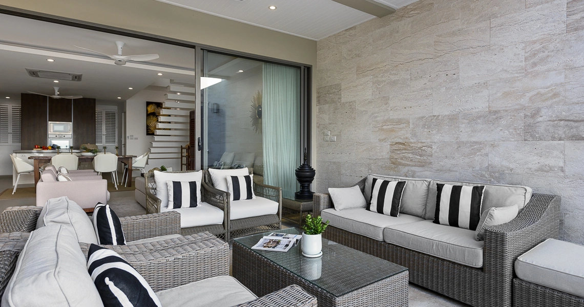 Samui Bayside - Luxury Villas in an Idyllic Beachside Setting  Living Area