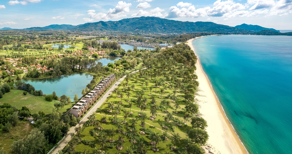 None Beach Terraces - Aerial beach front 1