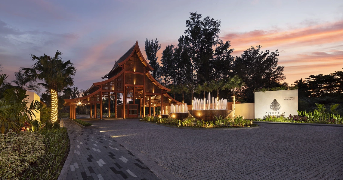 None Aquella Lakeside Phang Nga golf villa main gate
