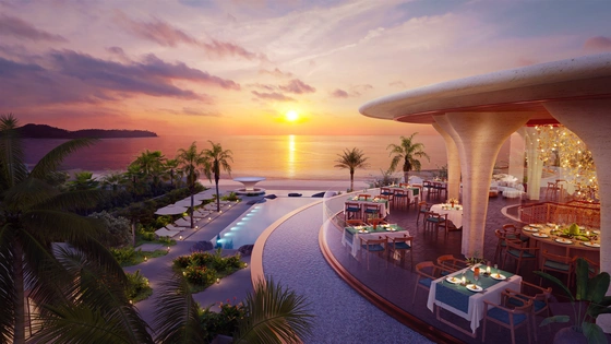 None Luxury beach club at Garrya Residences on Phuket