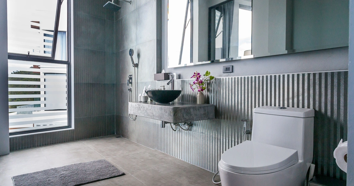 None Luxury villas on Samui Sky Dream Villa bathroom