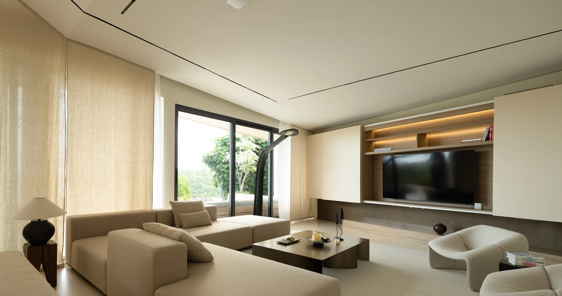 Villa KW2 living room with view