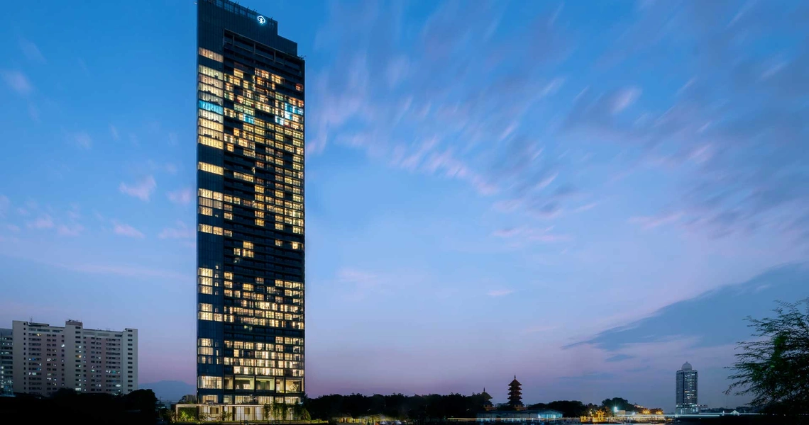 Banyan Tree Riverside Residences Bangkok building hero shot
