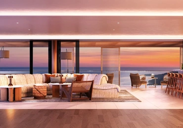 None So Origin Bangtao resort condo - lounge with sea view