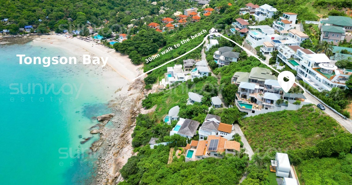 Villa Azure - Bird eye view