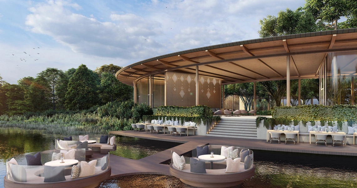 Tri Vananda  luxury villas lobby