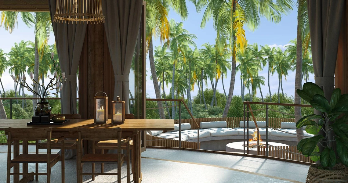 None Kunkhao Tara Villas–Ecological Bedroom