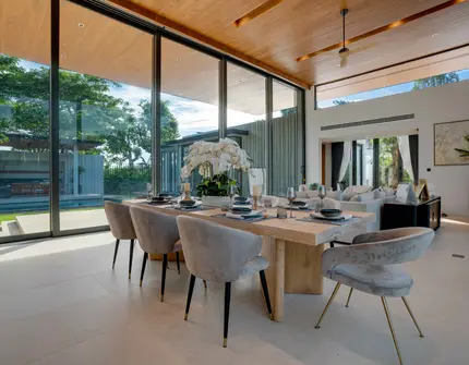 Botanica Montazure luxury villas Phuket - dining area
