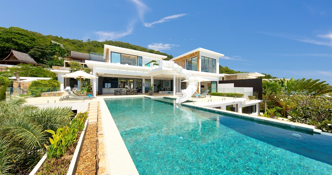 Luxury villas on Samui Villa Turquoise swimming pool