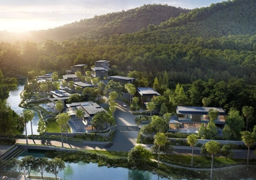 Anann Villas - aerial view