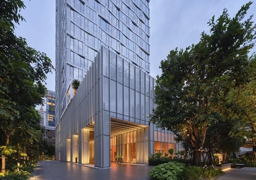 None Scope Langsuan ultraluxury Bangkok condo - entrance