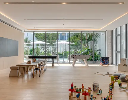 Scope Langsuan ultraluxury Bangkok condo - game room