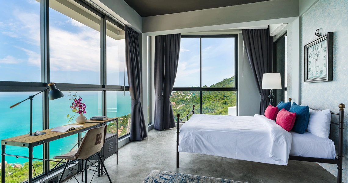 None Luxury villas on Samui Sky Dream Villa bedroom