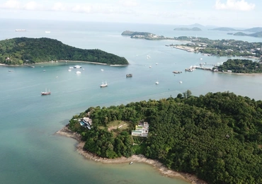 None Tamarind Bay oceanfront land -  above view