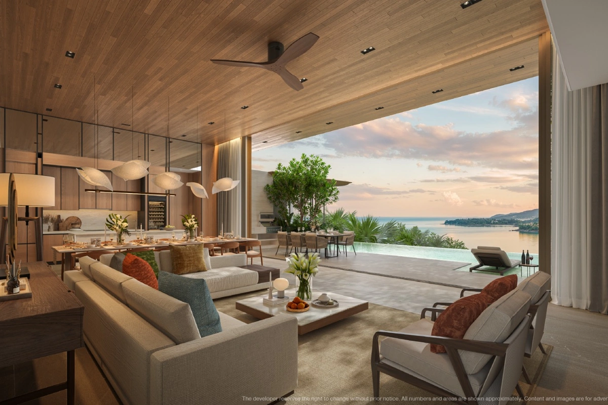 NATURALE Kamala living room with view