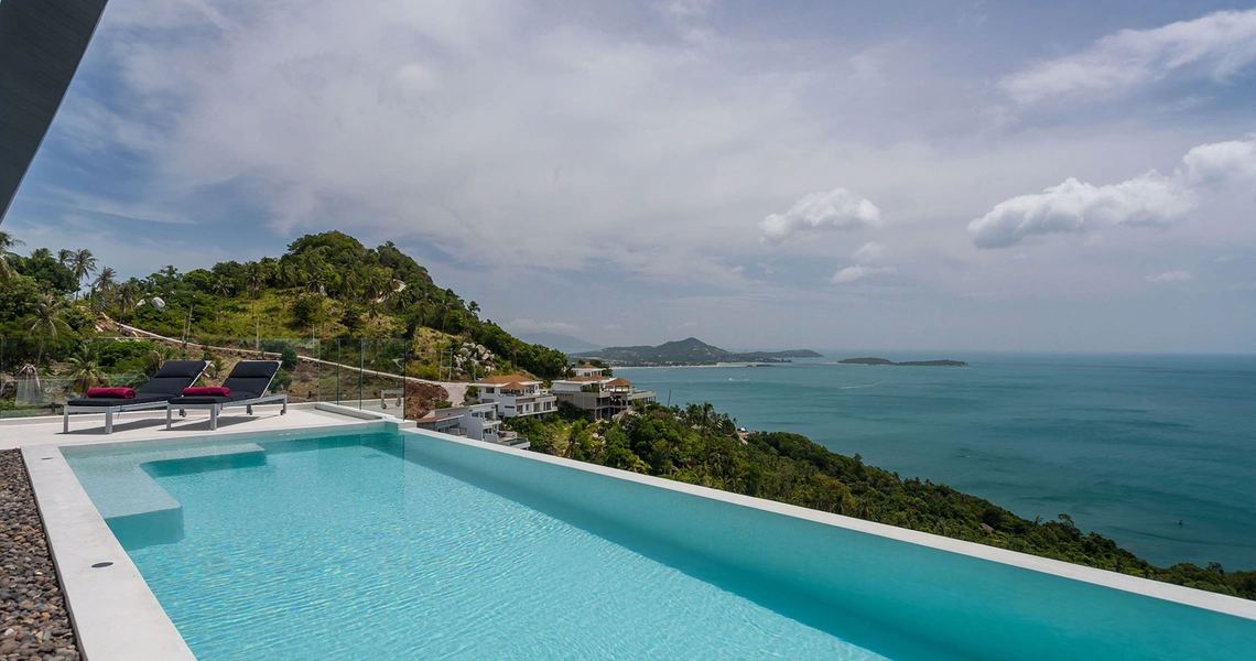 None Luxury villas on Samui Sky Dream Villa infinity pool